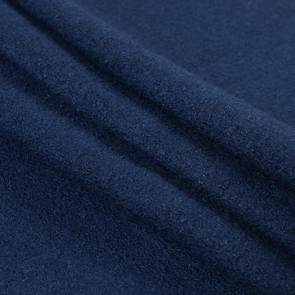 Boiled Wool Coating Fabric - Twilight Blue - Ketil Collection