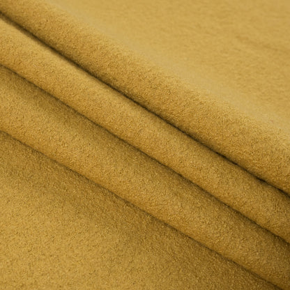 Boiled Wool Coating Fabric - Honey Yellow - Ketil Collection Detail
