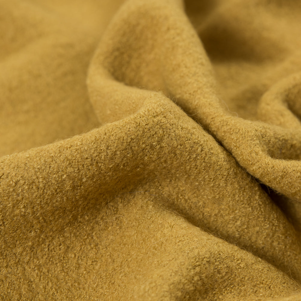 Boiled Wool Coating Fabric - Honey Yellow - Ketil Collection Full