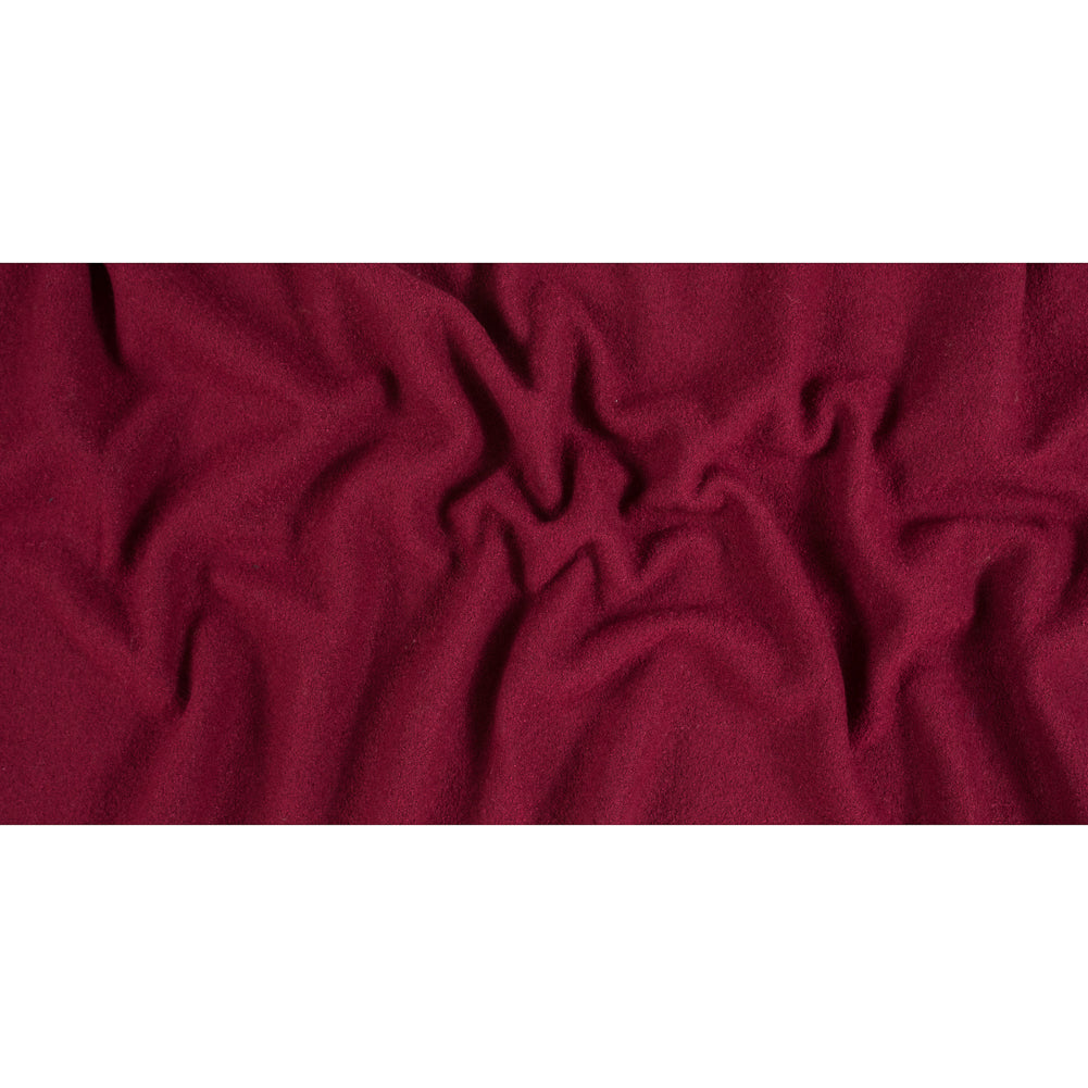 Boiled Wool Coating Fabric - Rumba Red - Ketil Collection Folded