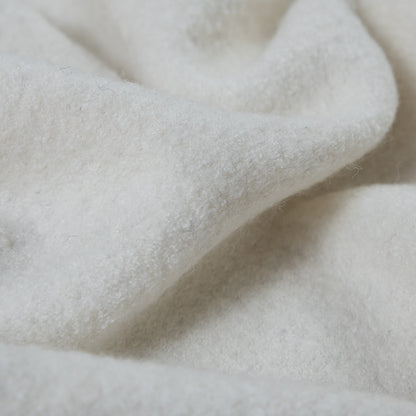 Whisper White Solid Boiled Wool - Full