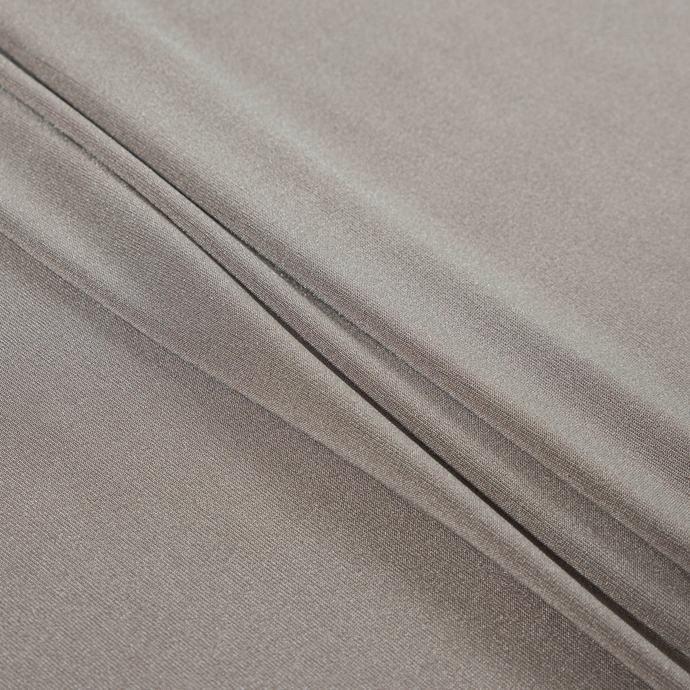 Camel Stretch Polyester Jersey Folded