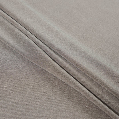 Camel Stretch Polyester Jersey Folded