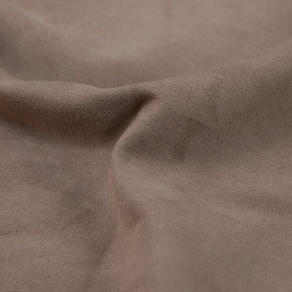Small Coffee Lamb Suede Hide - Detail