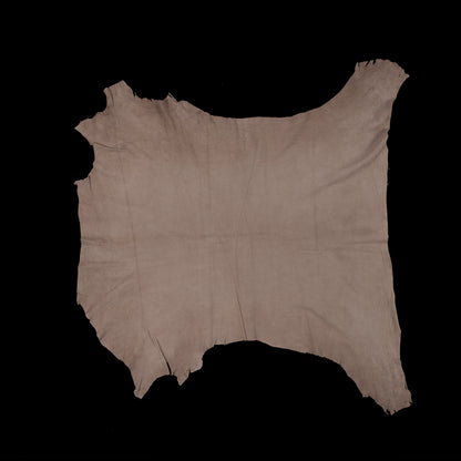 Small Coffee Lamb Suede Hide