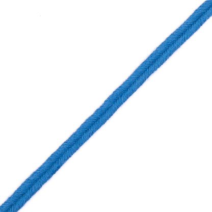 Blue Stone Braided Cord - 6mm Detail