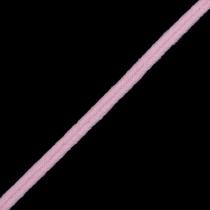 Sweet Pea Pink Braided Cord - 6mm - Detail