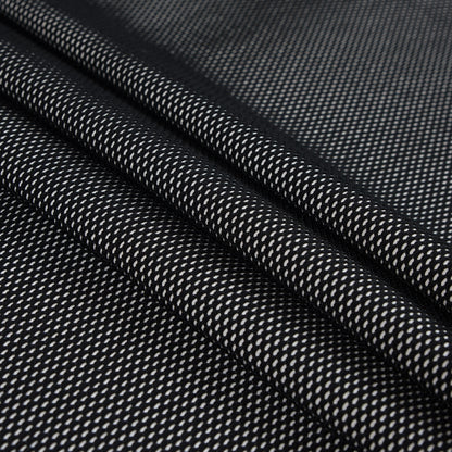 Italian Black Netting Fused to a Birch Jersey - Folded