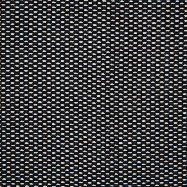 Italian Black Netting Fused to a Birch Jersey