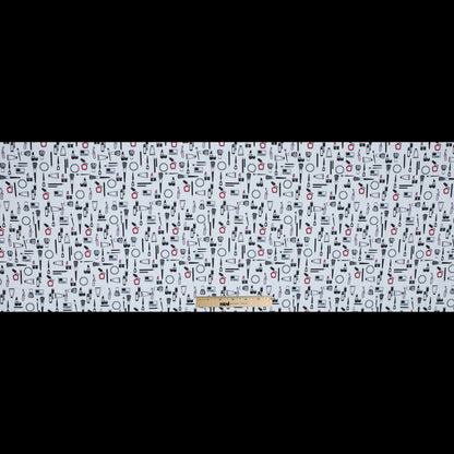 Make-Up Digitally Printed on a Stretch Neoprene/Scuba Knit - Full