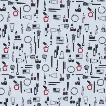 Make-Up Digitally Printed on a Stretch Neoprene/Scuba Knit