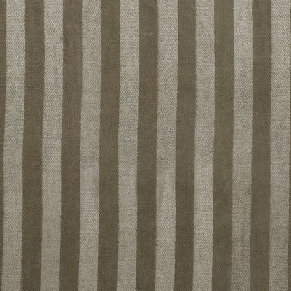 Golden Beige Awning Striped Cotton Upholstery Velveteen