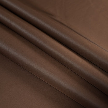 Brown and Beige Reversible Satin-Faced Polyester Twill Folded