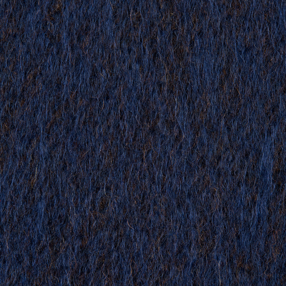 Blue and Brown Wool Twill - Detail