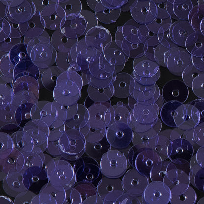Bag of Purple Transparent Bright Loose Sequins - 5mm - Detail