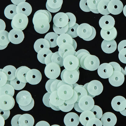 Bag of Tea Green Dull-Bright Loose Sequins - 5mm Detail
