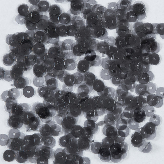 Bag of Gray Transparent Bright Loose Sequins - 6mm