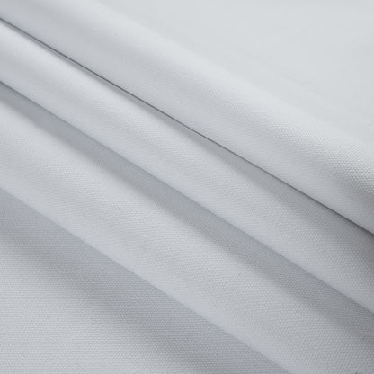 Heavy White Cotton Canvas/Non-Fusible Stiffener Folded