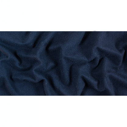 Peacoat Single Faced Fleece Wool Coating Full
