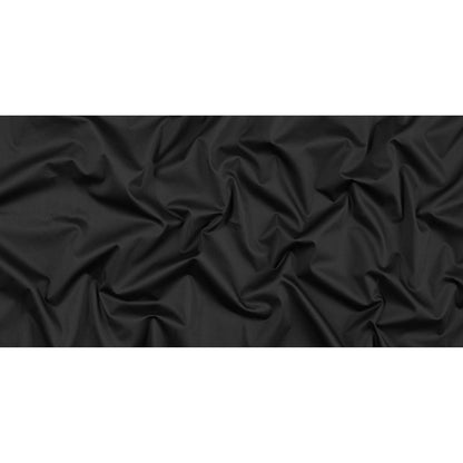 Theory Black Thin Stretch Cotton Sateen - Folded