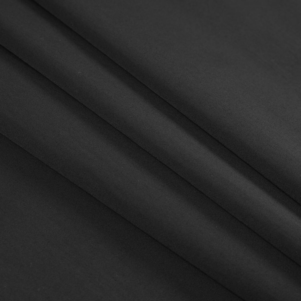 Theory Black Thin Stretch Cotton Sateen - Detail