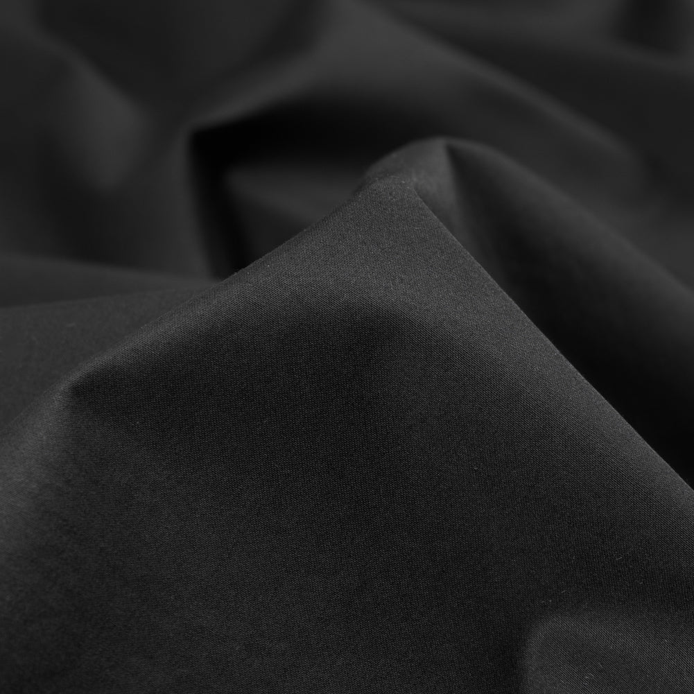 Theory Black Thin Stretch Cotton Sateen - Full
