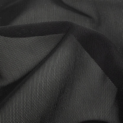 Theory Black Power Mesh Detail