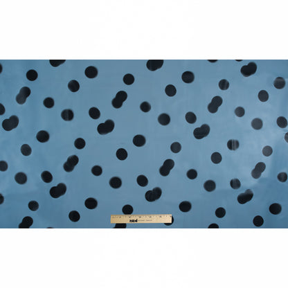 Famous NYC Designer Baby Blue Polka Dot Vinyl Full