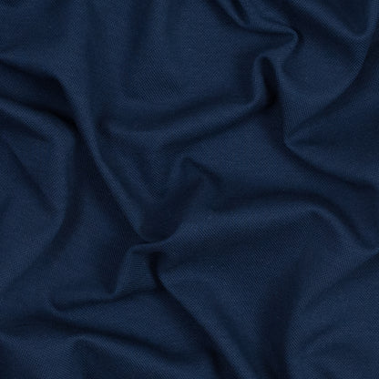 Navy Stretch Knit Pique