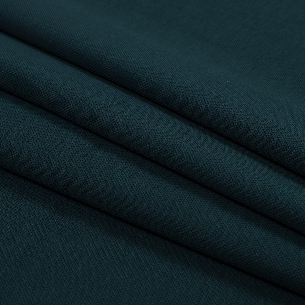 Green Gables Stretch Knit Pique - Folded