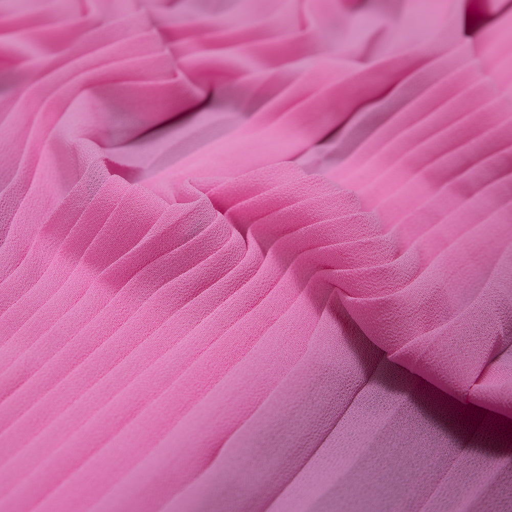Almond Blossom Accordion Pleated Chiffon - Detail