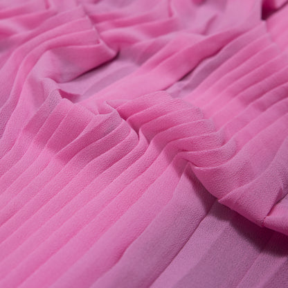 Almond Blossom Accordion Pleated Chiffon - Detail