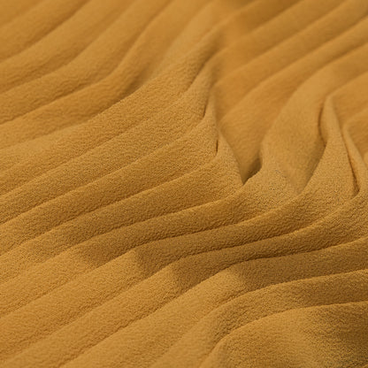 Accordion Pleated Chiffon - Mineral Yellow - Etereo Collection Full