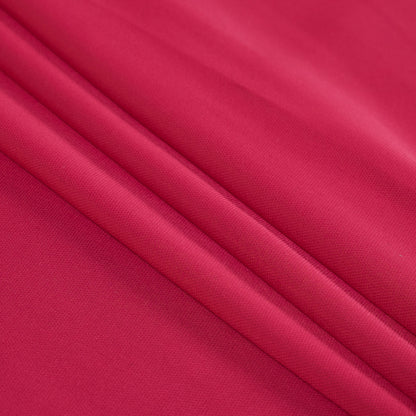 Teaberry Stretch Polyester Woven Folded