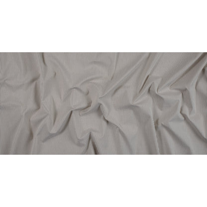 Brownie and White Candy Striped Stretch Cotton Woven - Full