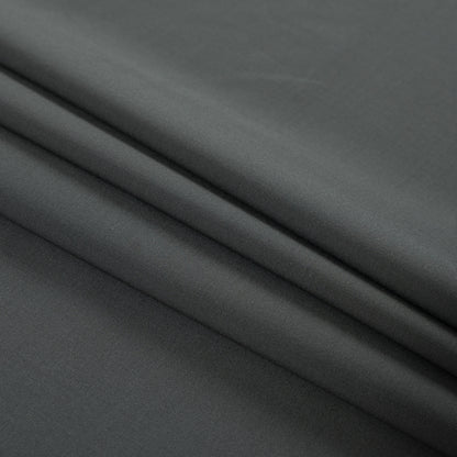 Dusty Olive Stretch Cotton and Polyester Woven Folded