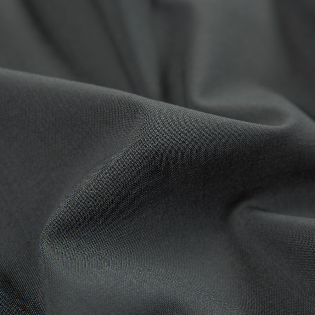 Dusty Olive Stretch Cotton and Polyester Woven Detail