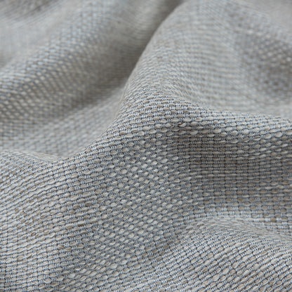 Glacier Gray and Silver Lining Cotton and Rayon Tweed - Detail
