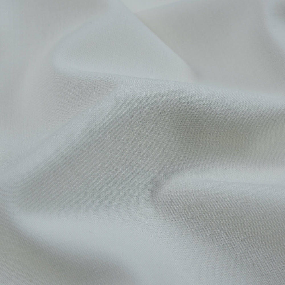 Whisper White Stretch Blended Cotton Woven - Detail