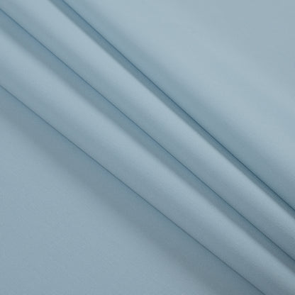 Wan Blue Stretch Polyester Twill - Folded