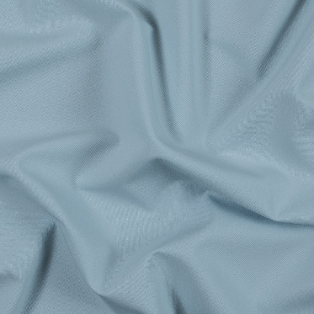 Wan Blue Stretch Polyester Twill