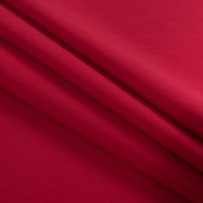 Chinese Red Stretch Blended Double Cloth - Folded