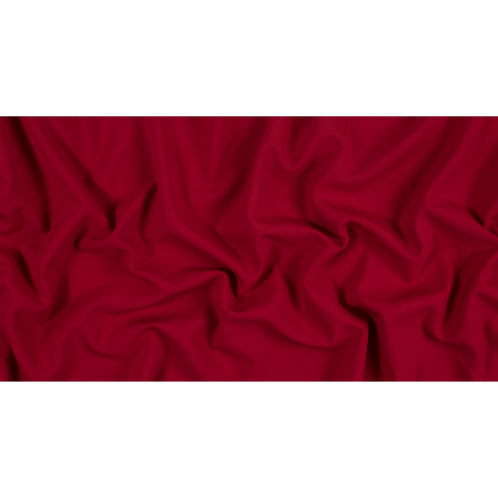 Chinese Red Stretch Blended Double Cloth - Full