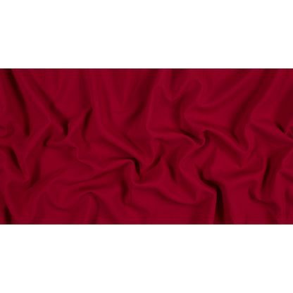 Chinese Red Stretch Blended Double Cloth - Full