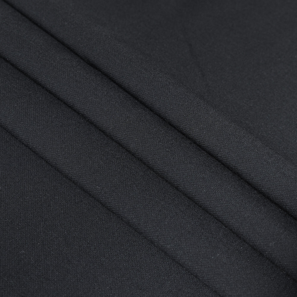 Black Blended Stretch Woven - Folded
