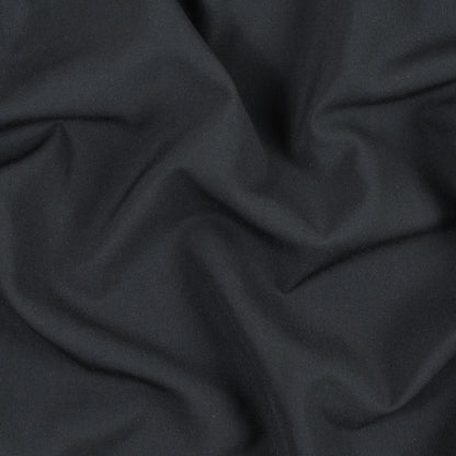 Black Blended Stretch Woven