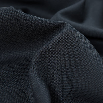 Armani Black Lightweight Worsted Wool Woven - Detail