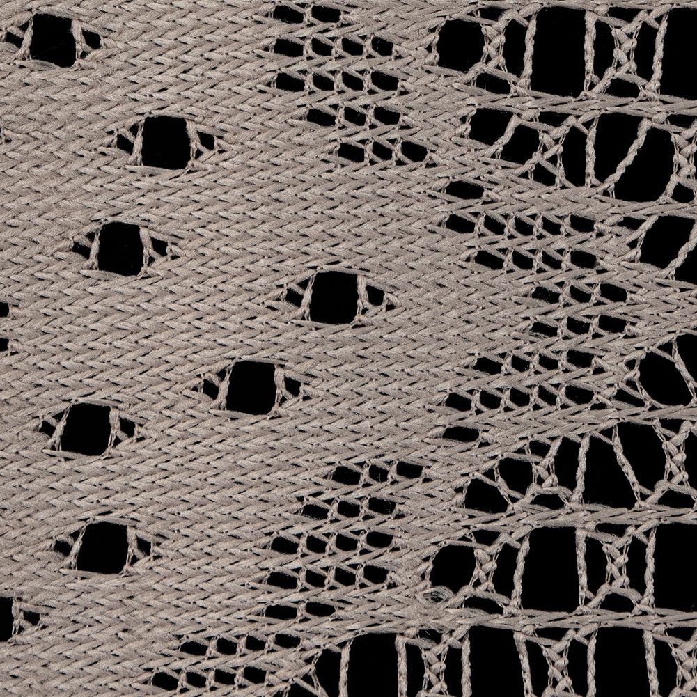 Famous NYC Designer Mojave Desert Crochet Lace with Scallop Border Design Detail
