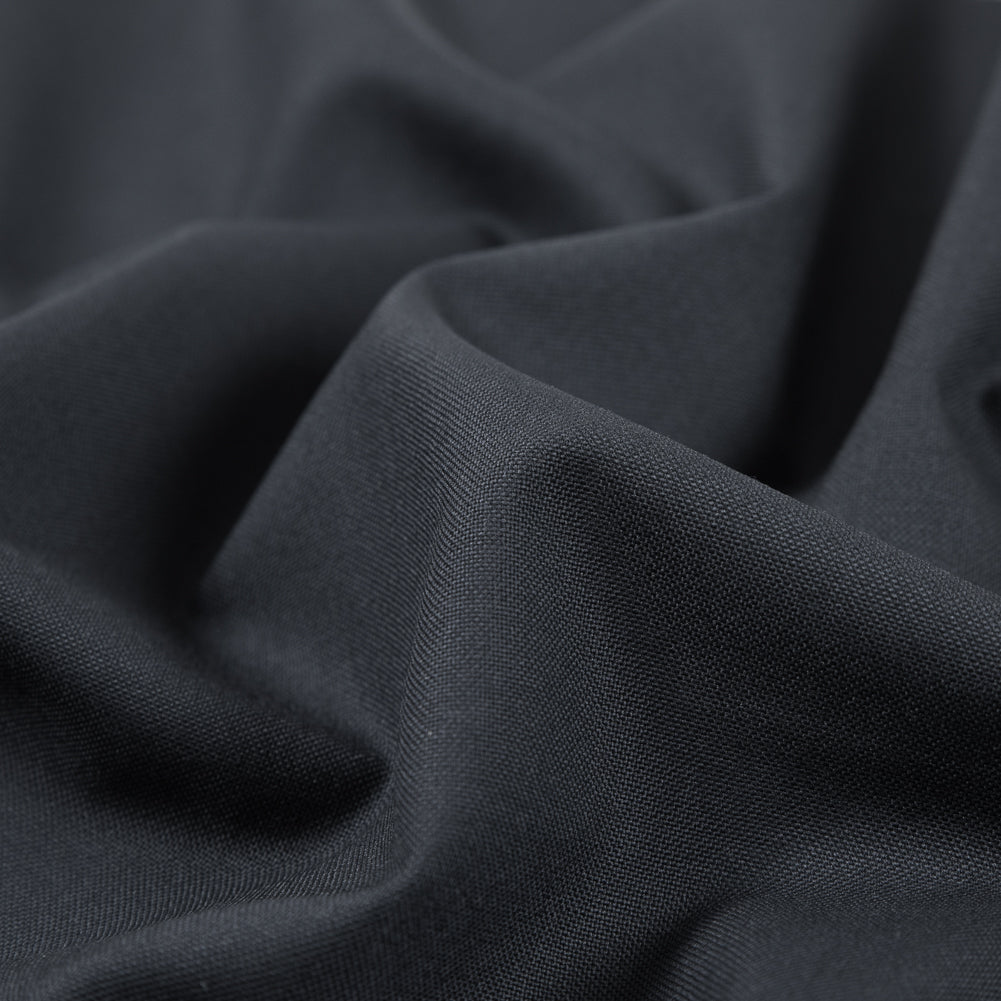 Armani Dark Navy Wool Suiting - Detail