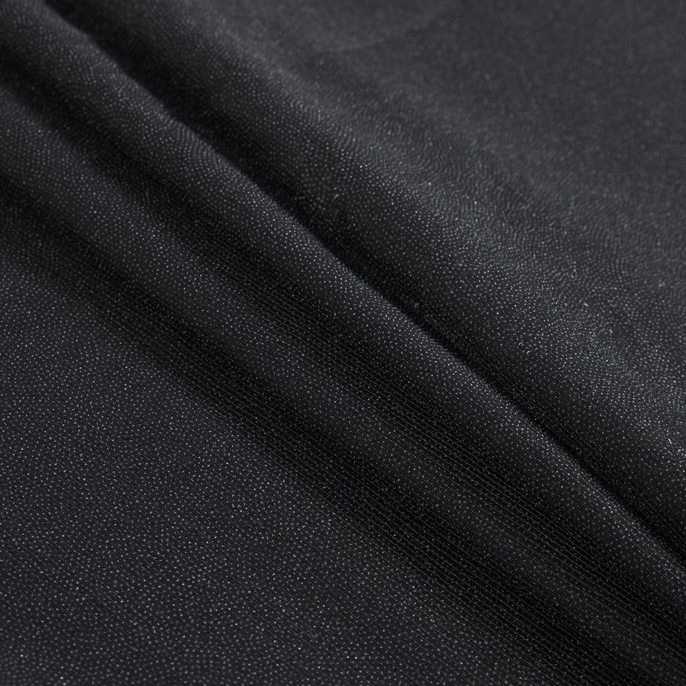 Black Single-Faced Woven Fusible Interfacing - Folded